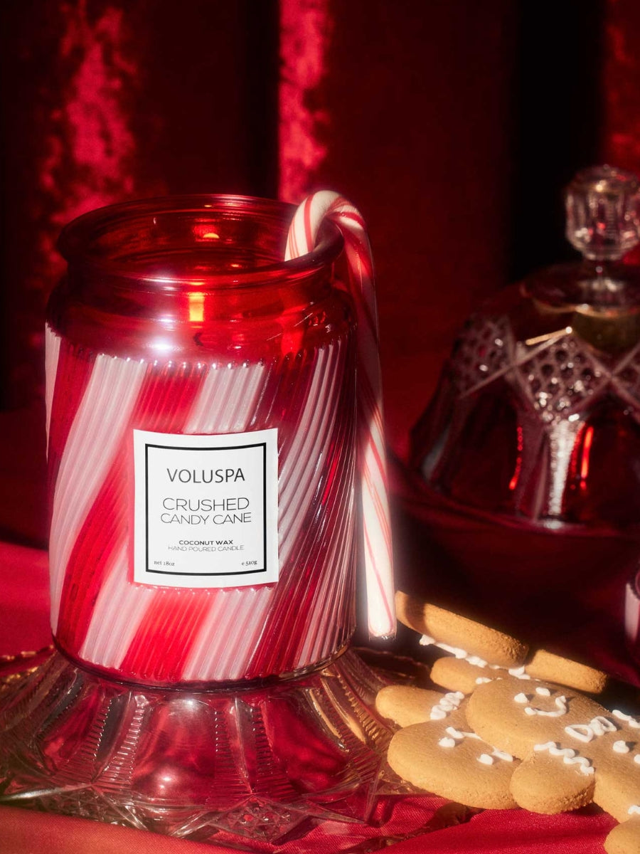 Crushed Candy Cane 18oz Glass Jar
